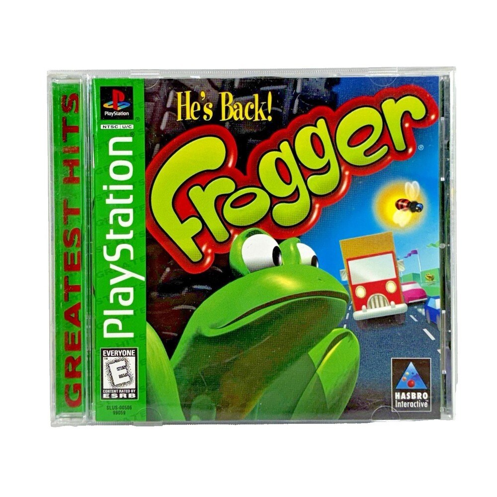 Frogger Greatest Hits Sony PlayStation 1998 Konomi Complete with Manual Tested